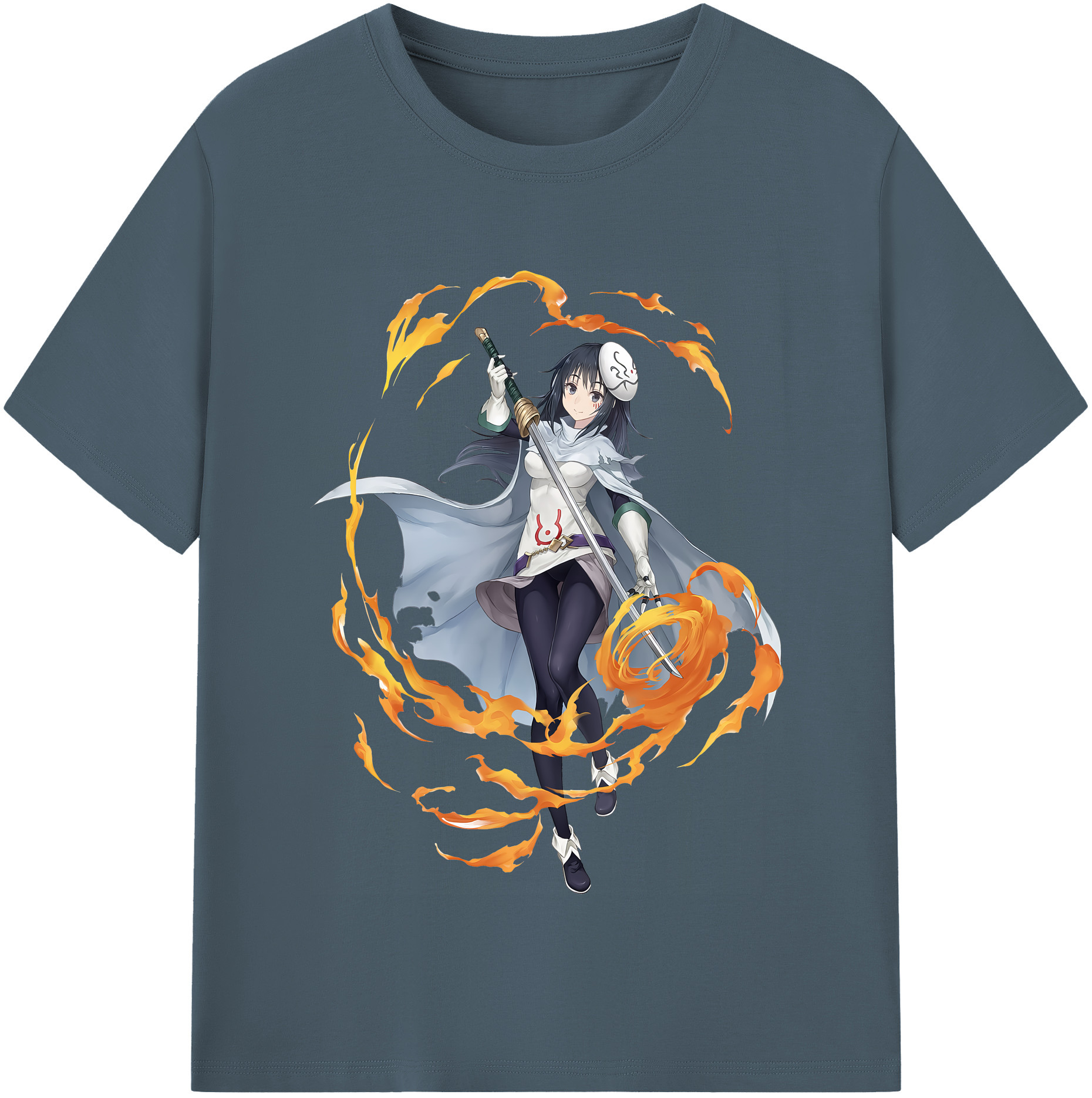 （画像用） 転スラ Regarding Reincarnated to Slime 綿100％半袖Tシャツ（フロントプリント）